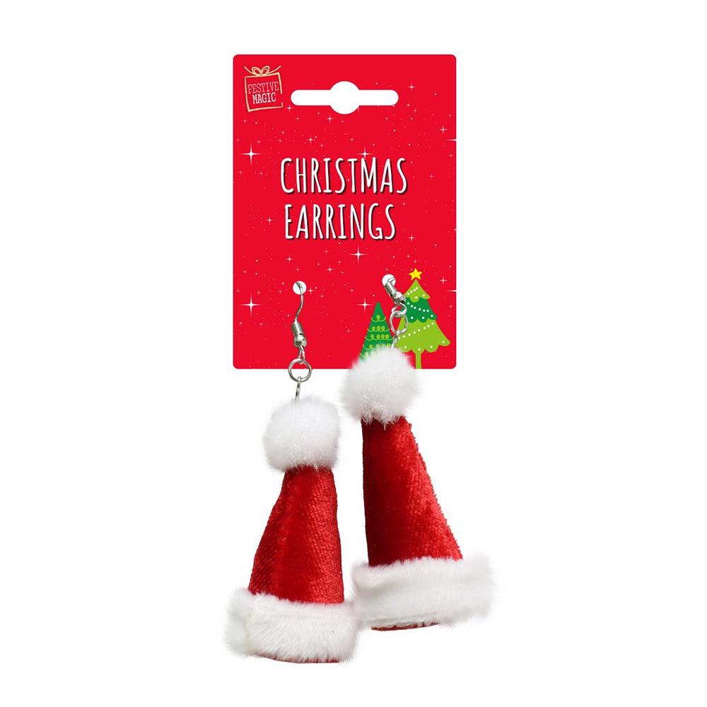 Festive Magic Santa Hat Christmas Hat Earrings Choice Stores