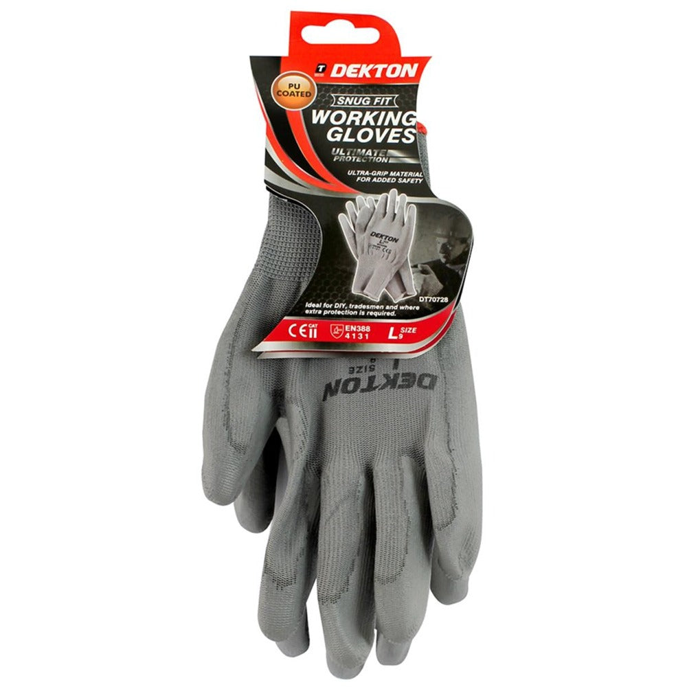 dekton snug fit work gloves  9l