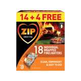 Zip Individually Wrapped Firelighters | Pack of 18