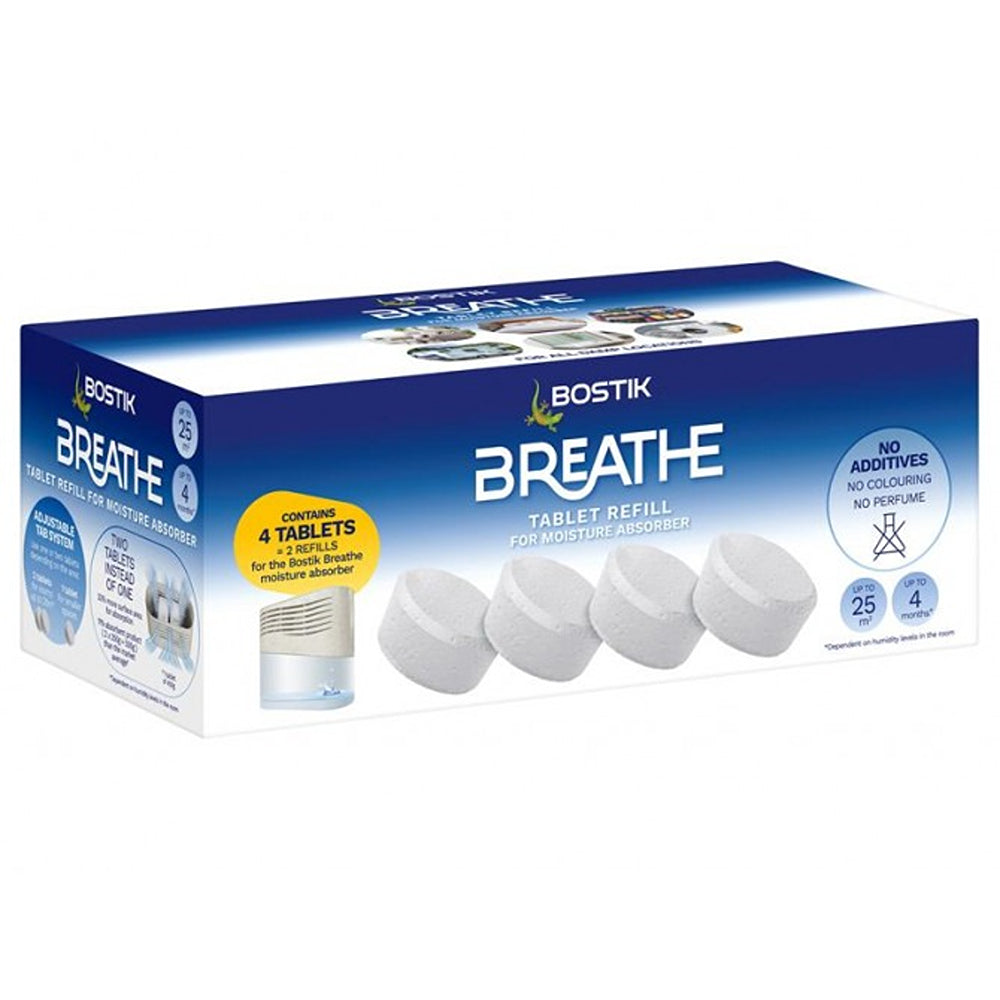 Bostik Breathe Moisture Absorber Refill Tablets | Pack of 4