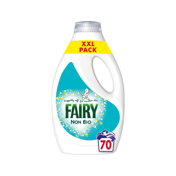 Fairy Non Bio Liquid Detergent for Sensitive Skin | 2.45L | 70 Washes