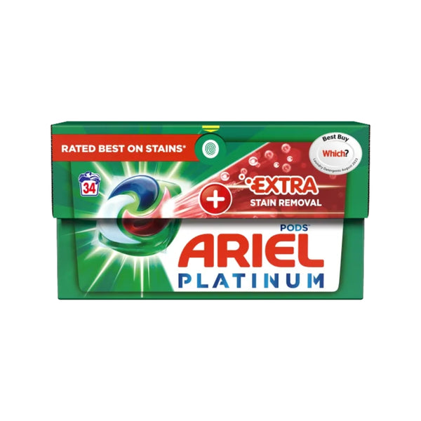 Ariel Plat Pods & Stain Remover | 34 Washes