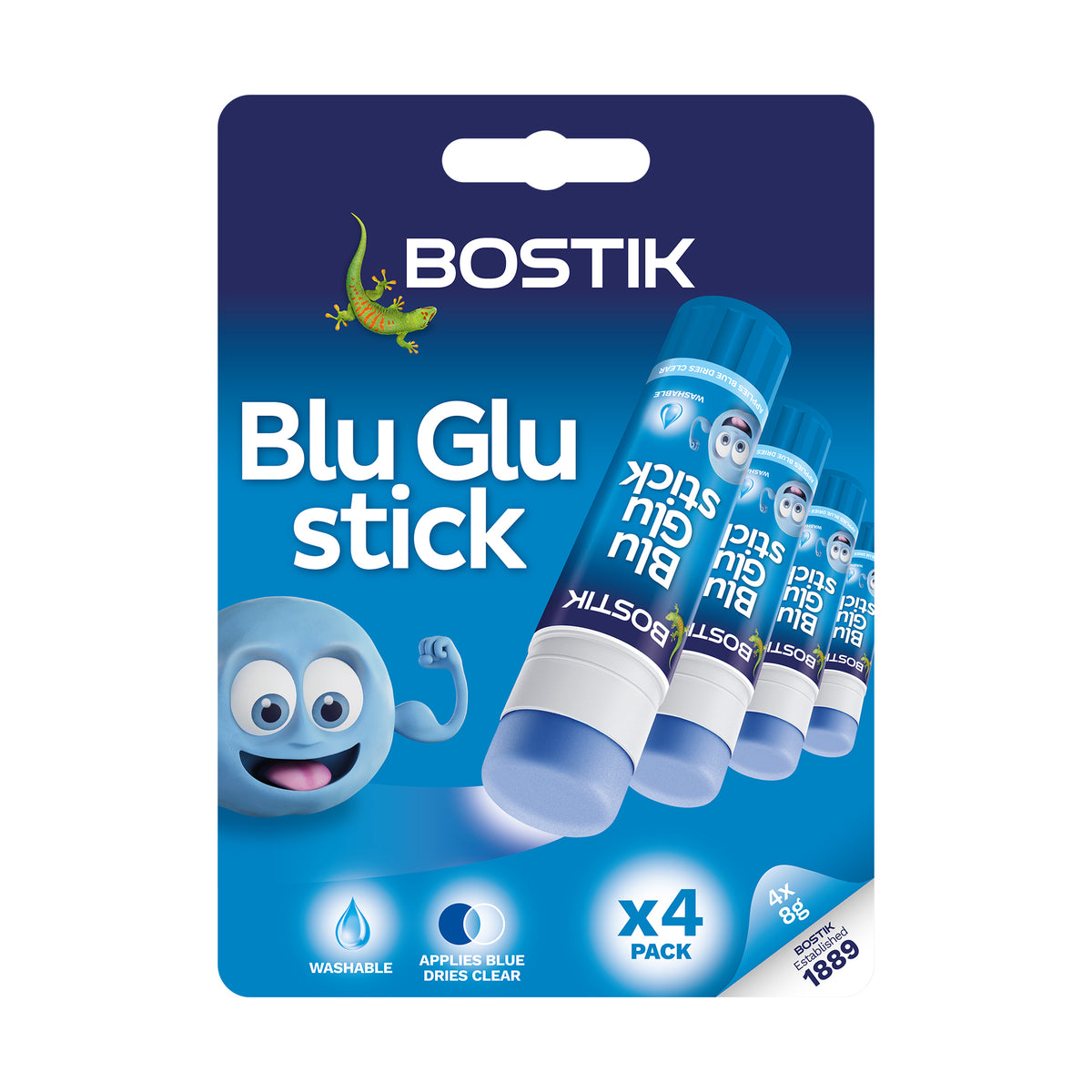 Bostik Blu Glu Stick | Pack of 4