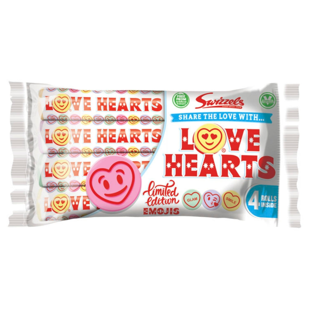 Swizzels Giant Love Hearts | Pack of 4