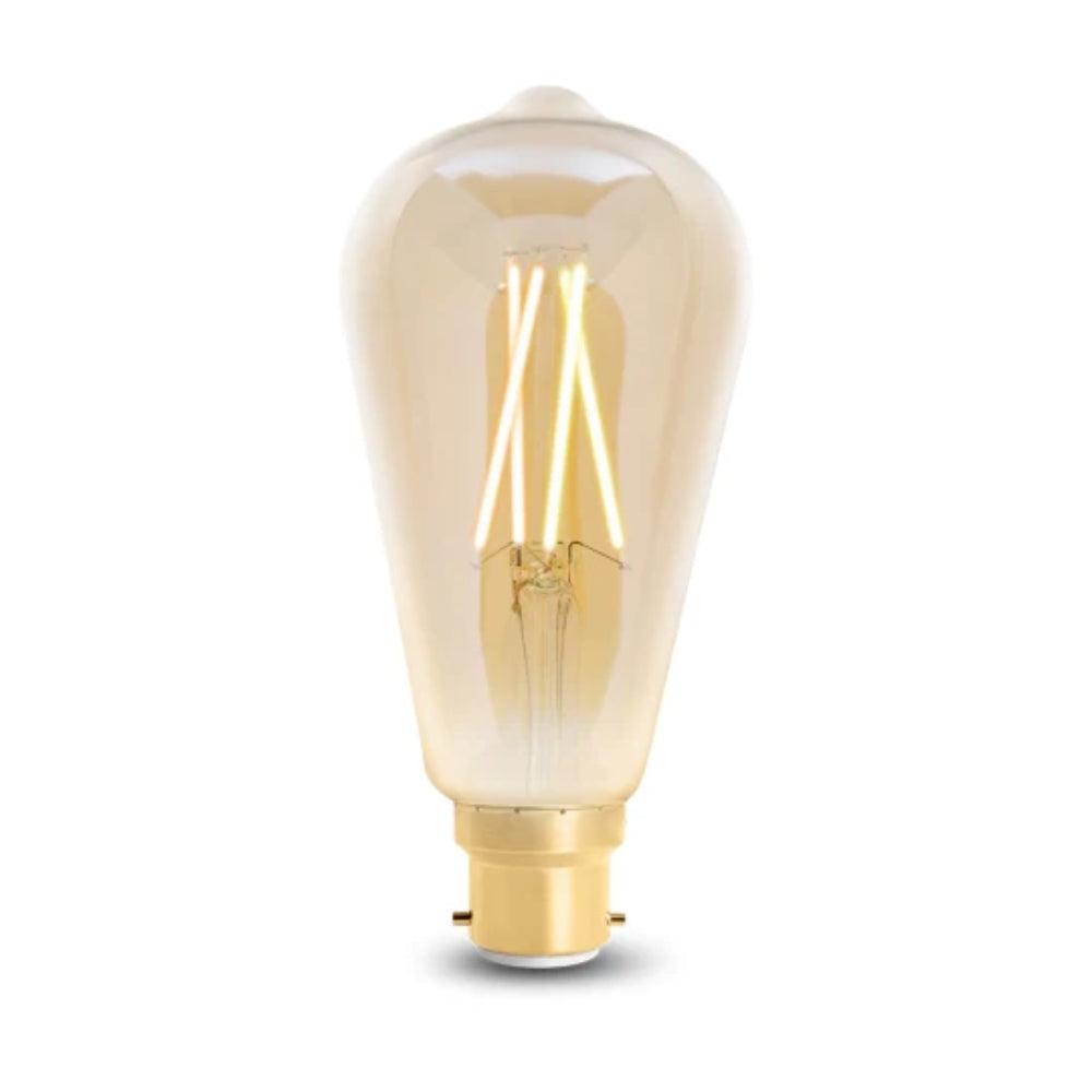 4lite WiZ Connected E14 Clear Candle Filament Smart Bulbs
