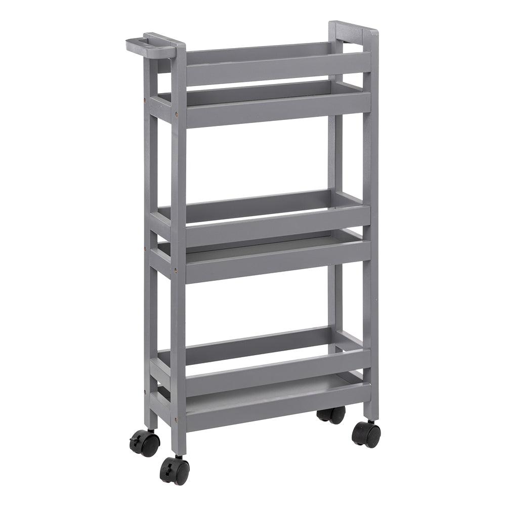 5 Five Grey 3 Tier Wheeled Trolley | 75cm - Choice Stores