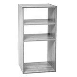 5 Five Grey Oak 3 Panel Tall Shelves | 67cm - Choice Stores