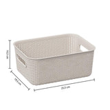 5 Five Linen Crochet Basket | 4L - Choice Stores