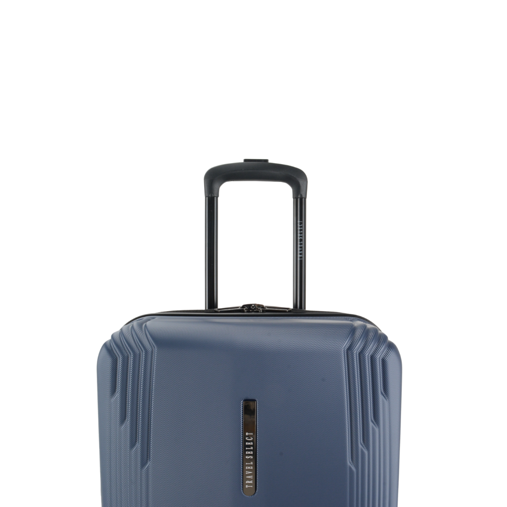 Travel Select Naples Navy Cabin Luggage 22in | USB Charger Port & Combination Lock