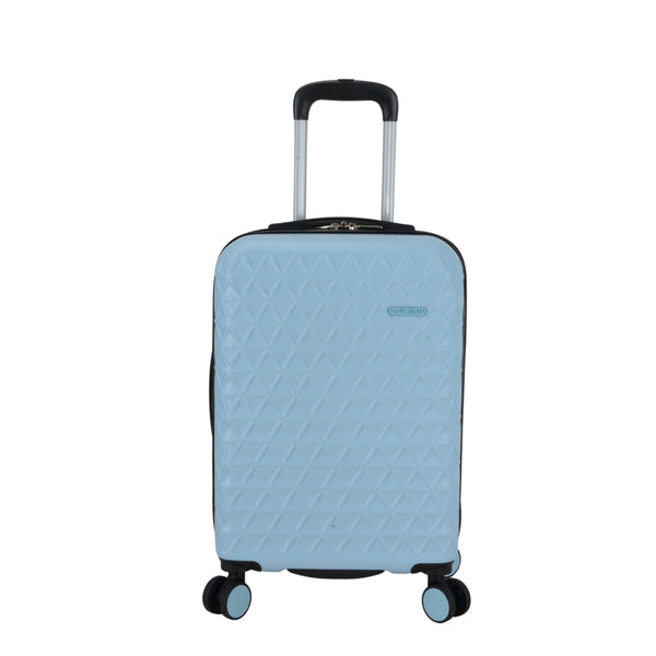 Travel Select Ashington Light Blue Cabin Luggage 22in | USB Charger Port & Combination Lock