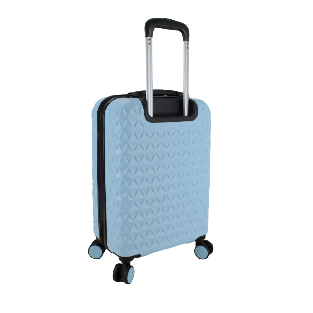 Travel Select Ashington Light Blue Cabin Luggage 22in | USB Charger Port & Combination Lock