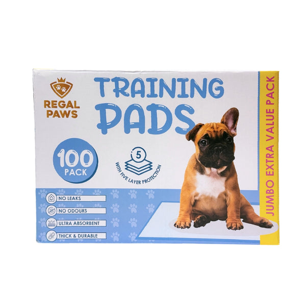 Regal Paws Puppy Training Pads 100pk Jumbo Extra Value