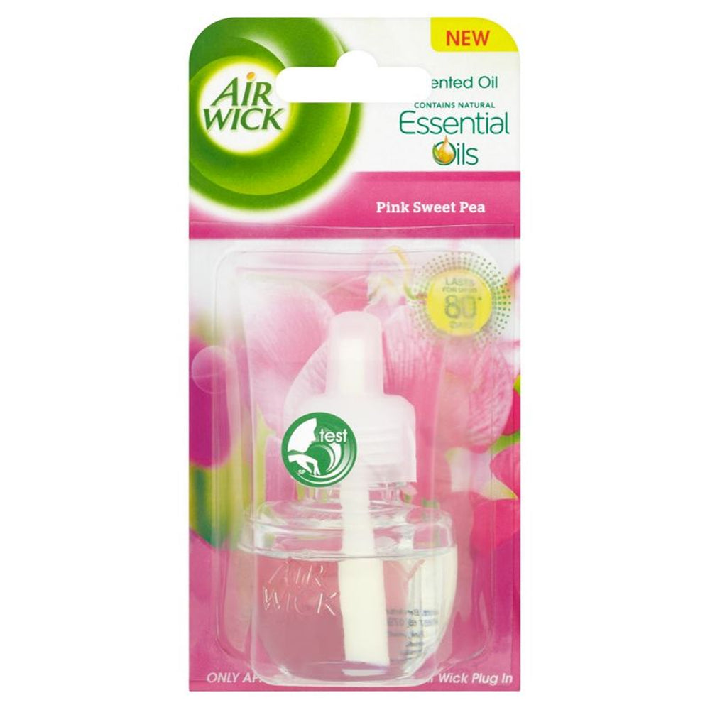 Airwick Essential Oils Electric Refill | Pink Sweet Pea | 19ml