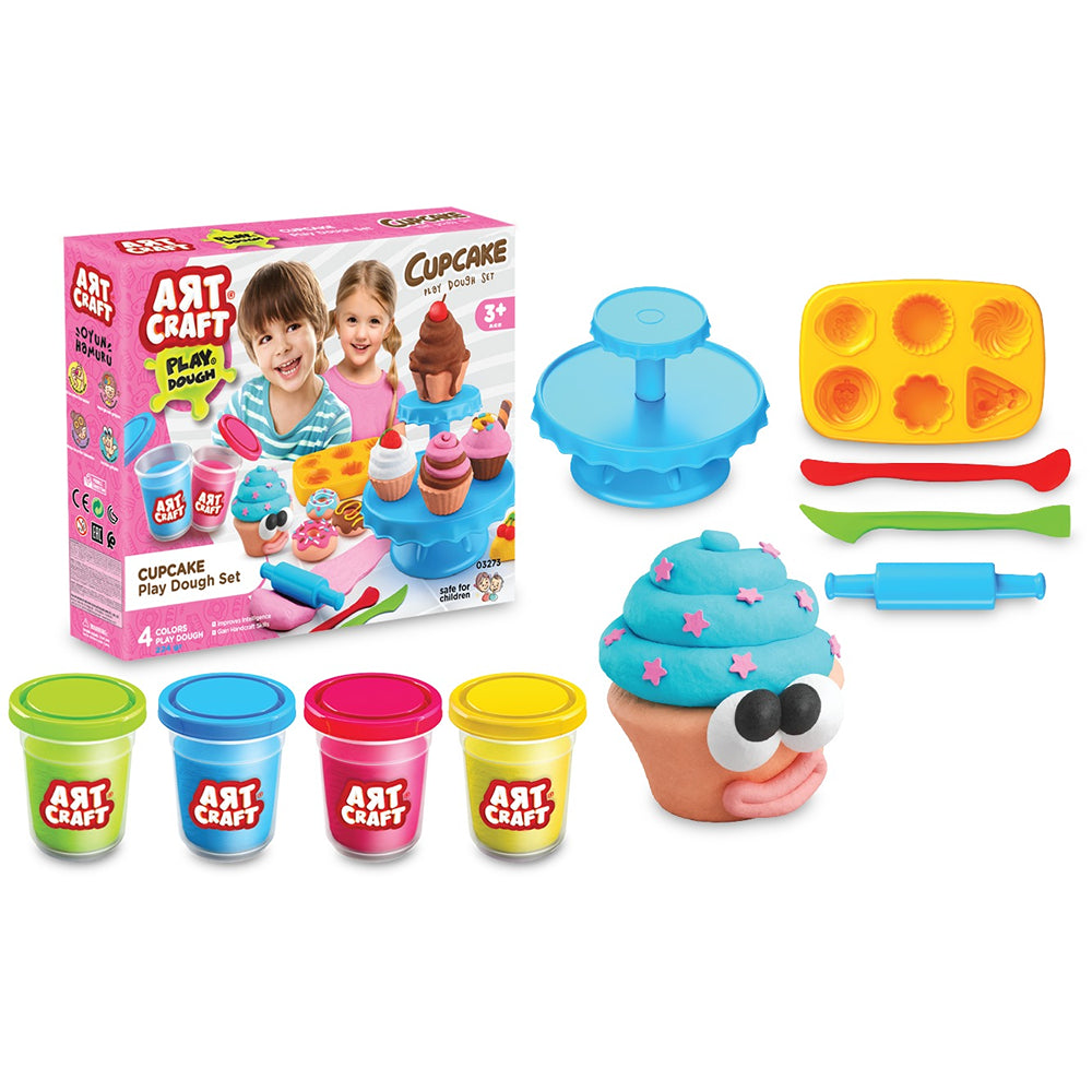 Art Craft Cupcake Dough Set | Creative and Educational Dough Play Kit