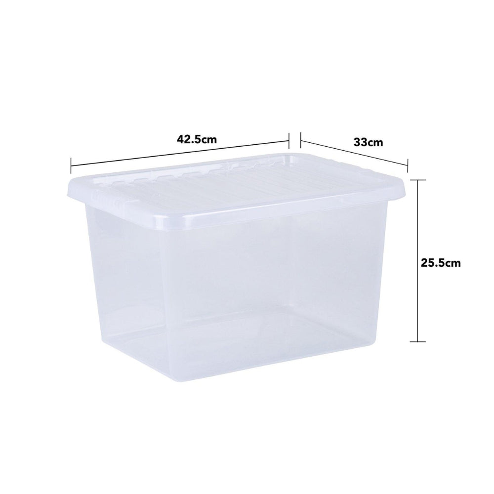 Crystal Storage Box & Clear Lid | 25L