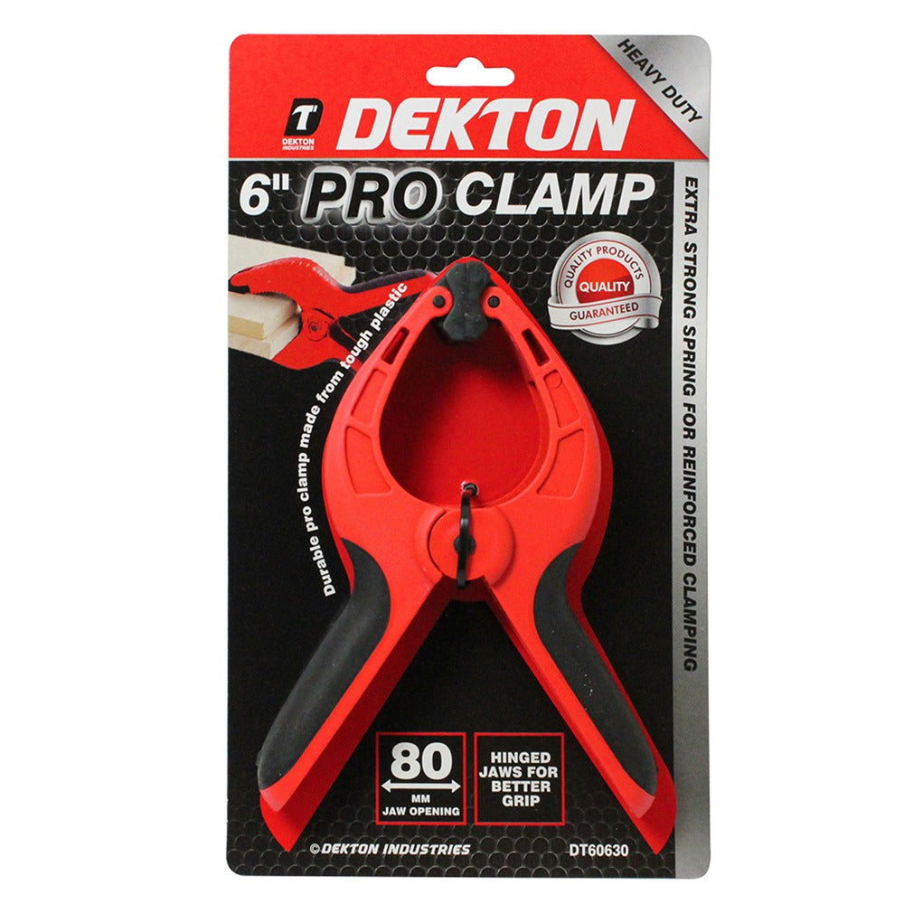 dekton 6 inch pro clamp  durable steel construction