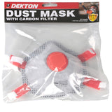 dekton dust mask with carbon filter  reusable and adjustable