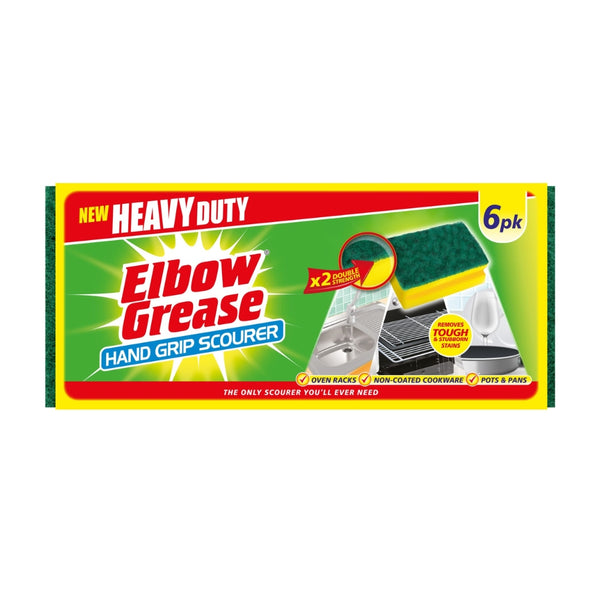 Elbow GreaseHeavy Duty Hand Grip Scourer | Pack of 6