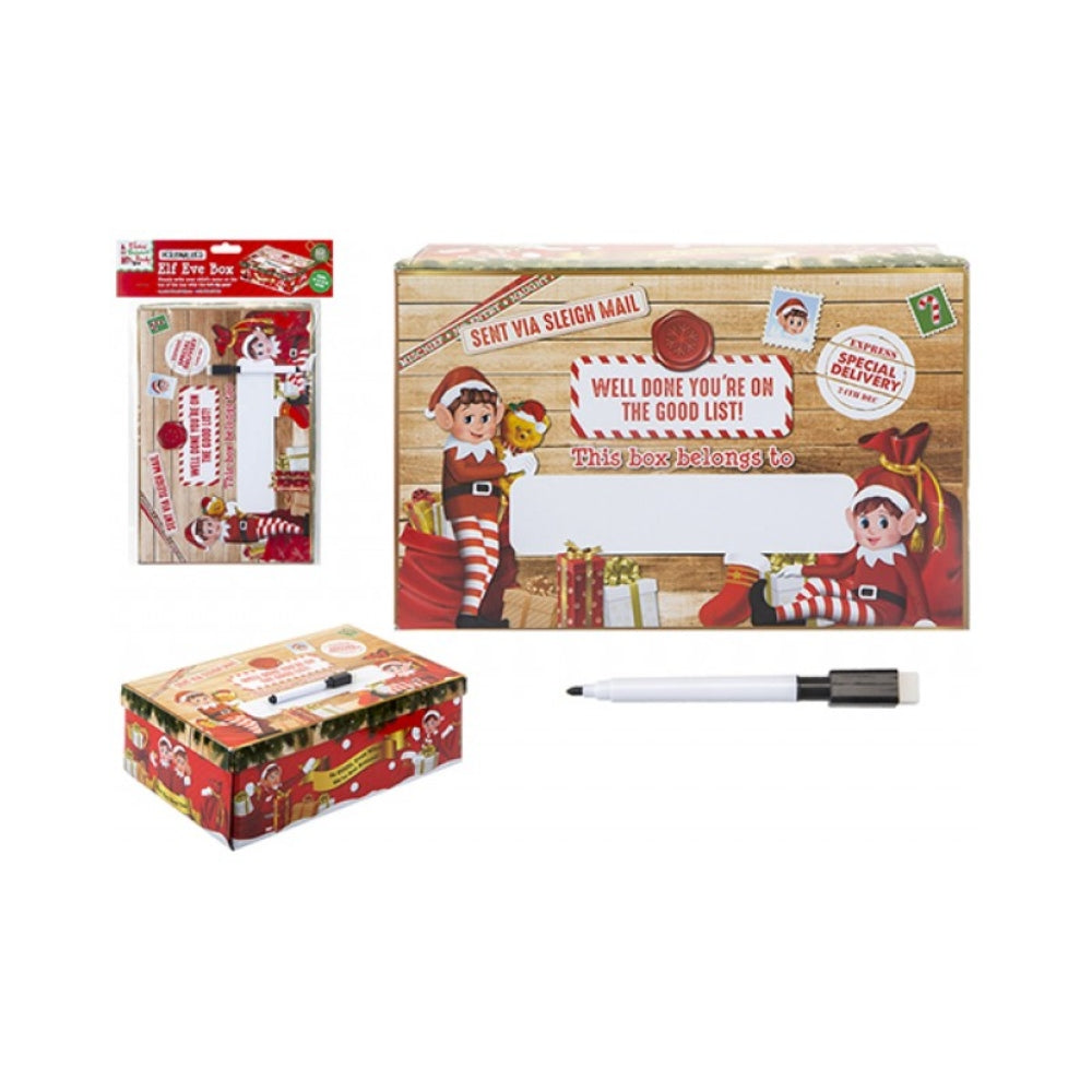 Elves Behavin Badly Christmas Elf Gift Box With Pen