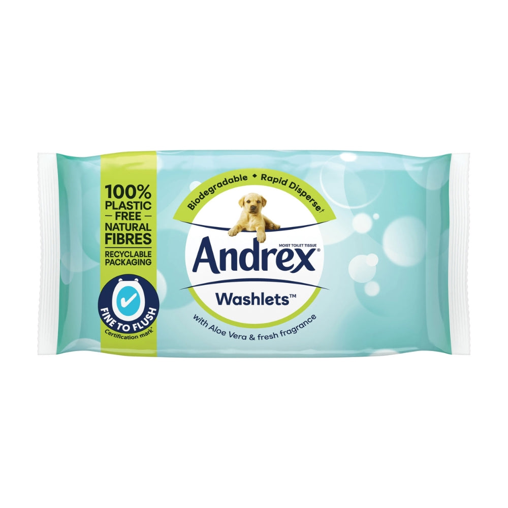 Andrex Washlets Aloe Vera & Fresh Fragrance | 36s