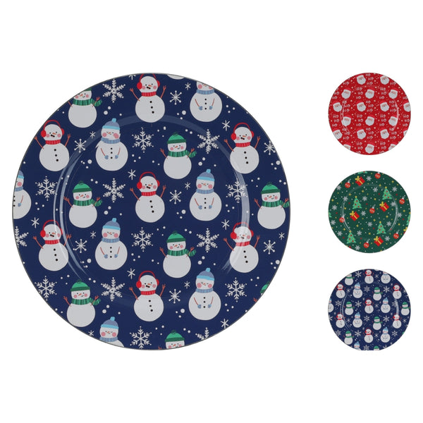 Christmas Design Plate | Assorted