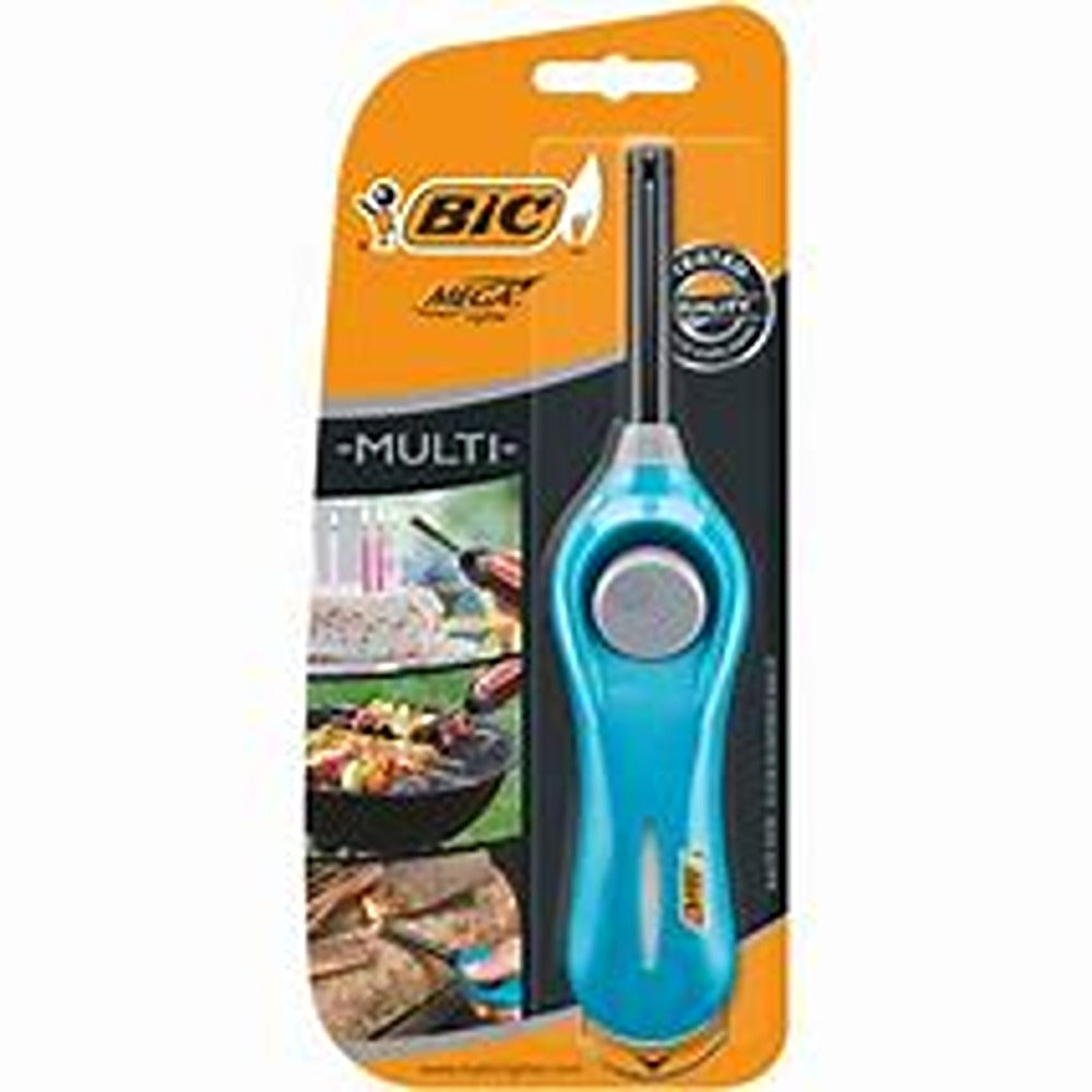 BIC Mega Multi-Purpose Lighter | Long Reach Nozzle, Adjustable Flame