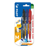 Pilot Frixion Erasable Gel Ink Pens | Assorted Medium 3-Pack