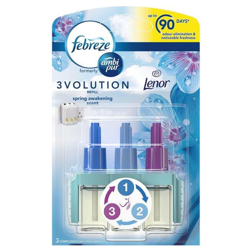 Febreze 3Volution Spring Awakening Plug Refill | Triple Action Odour Elimination