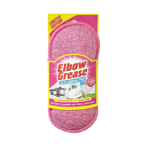 Elbow Grease Pink Scrubbing Pad | 19 x 9.5cm