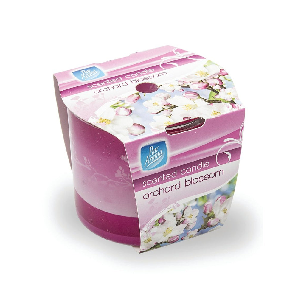 Pan Aroma Sleeve Wrap Scented Candle Orchard Blossom