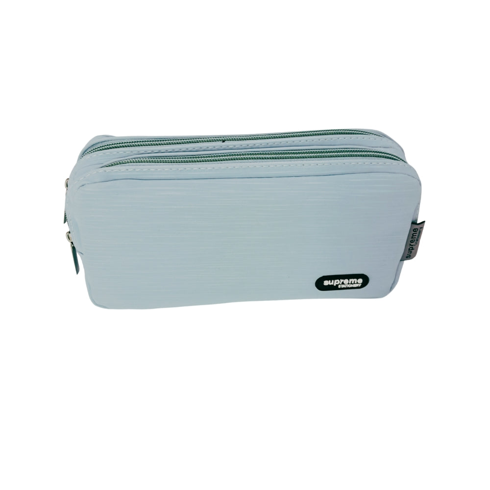 Double Pencil Case Light Blue | Assorted Design