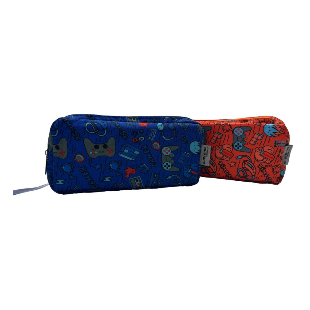 Double Pencil Case Gaming  | Assorted Design