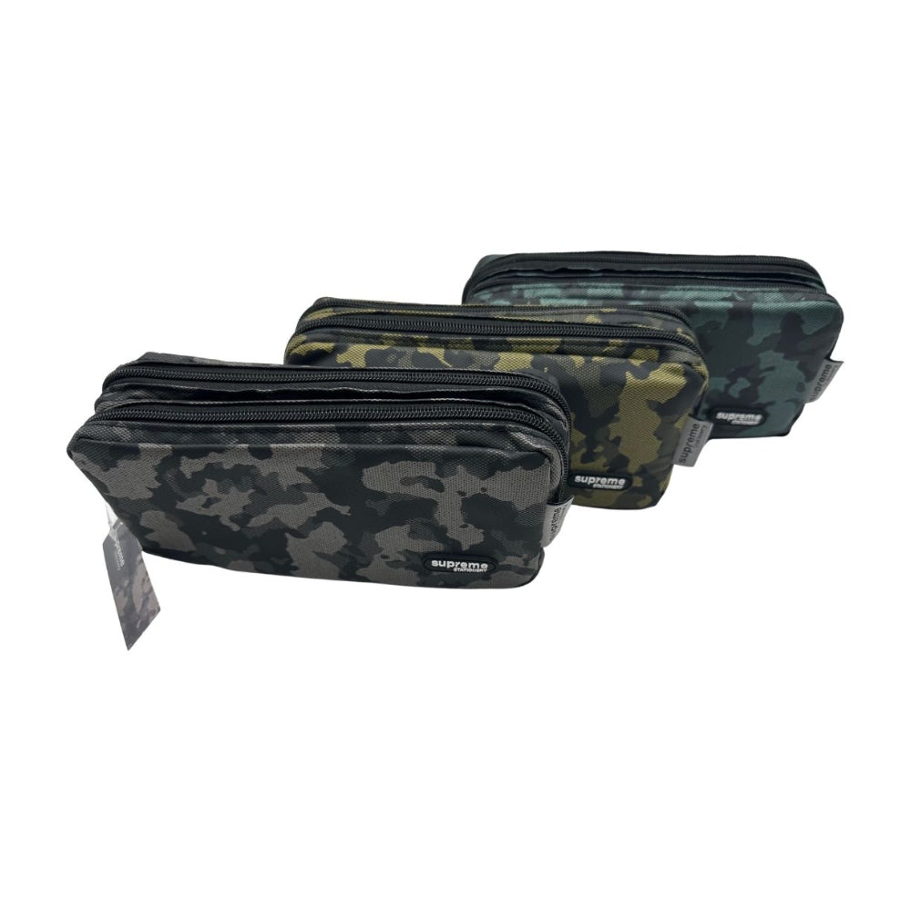 Double Pencil Case Camo Uni  | Assorted Design