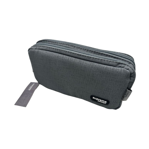 Double Pencil Case Dark Grey