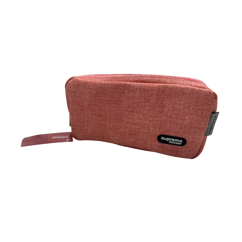 Double Pencil Case  Pinkish  | Assorted Design