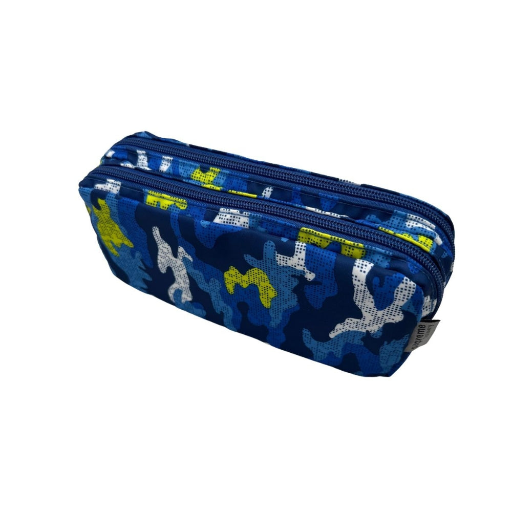 Double Pencil Case Mix Camo  | Assorted Design