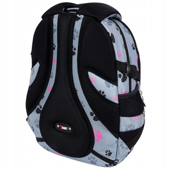 Reflective Paws 17 Inch School Bag | Stylish & Functional Backpack for Girls