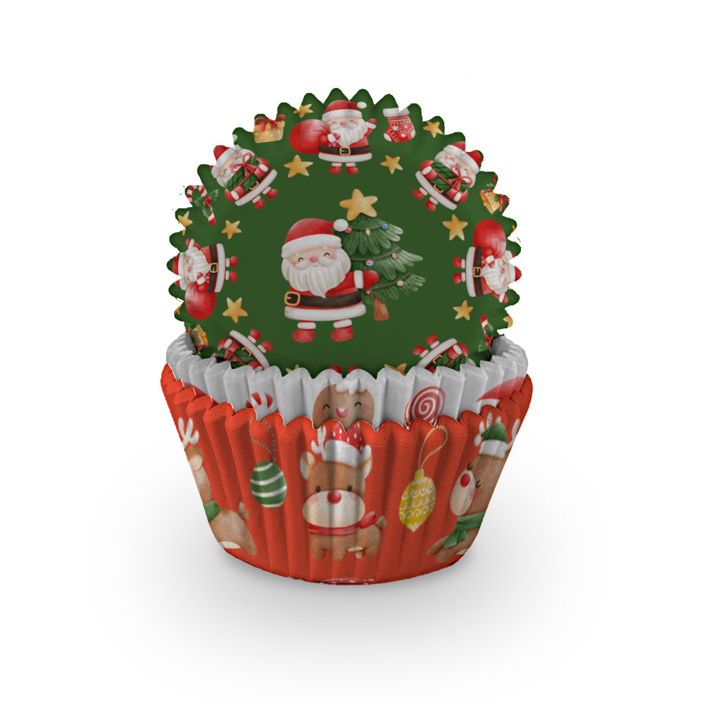 Anniversary House Santa & Friends Cupcake Cases | Pack of 60