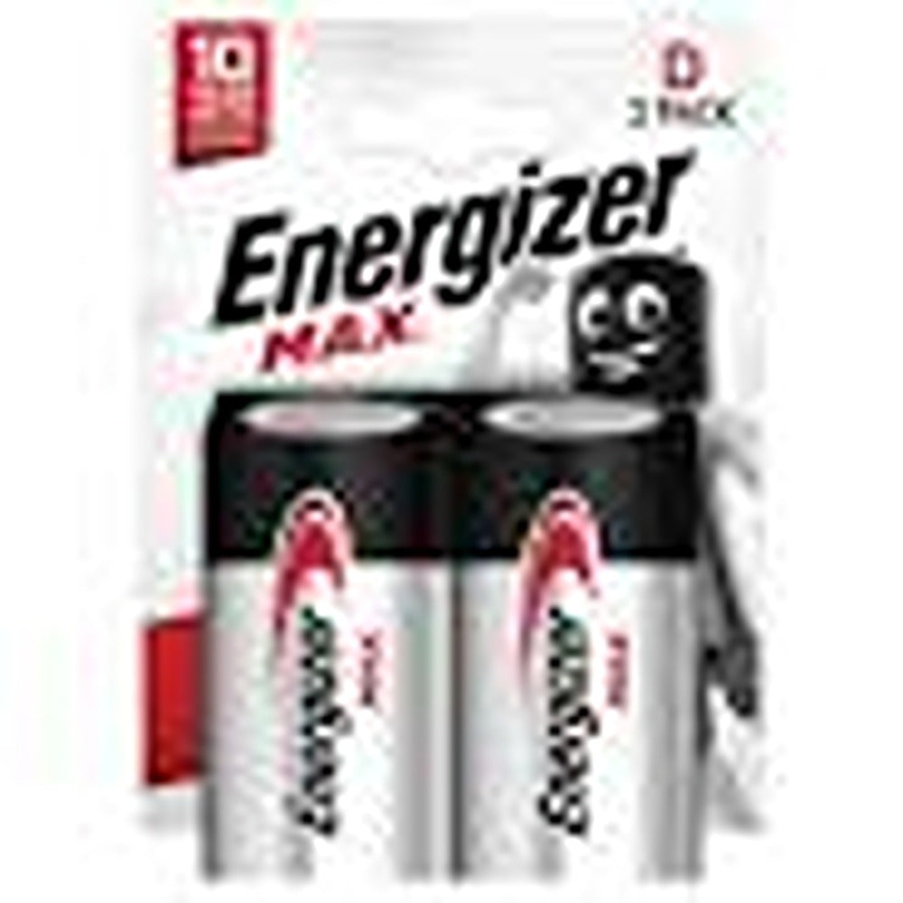 Energizer Max D Batteries | Pack of 2