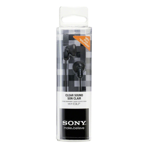 Sony Black Basic In-Ear Headphones | Lightweight & Portable