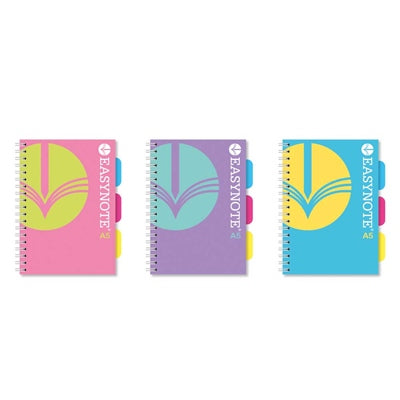 easynote project book a5 wiro  bright colors  200pg