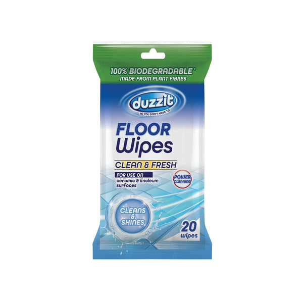 Duzzit Biodegradable  Floor Wipes | 20s