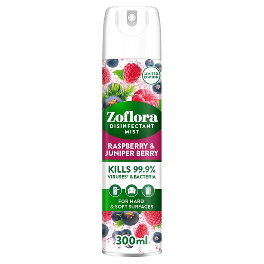 Zoflora Disinfectant Mist | Raspberry & Juniper Berry Scent | 300ml