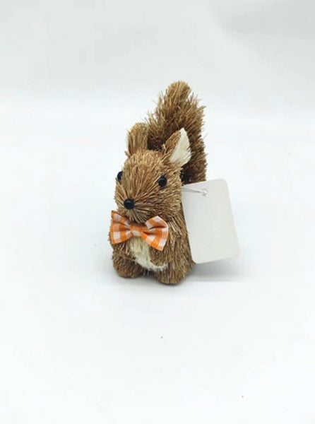 Squirrel Decoration with Bow Tie