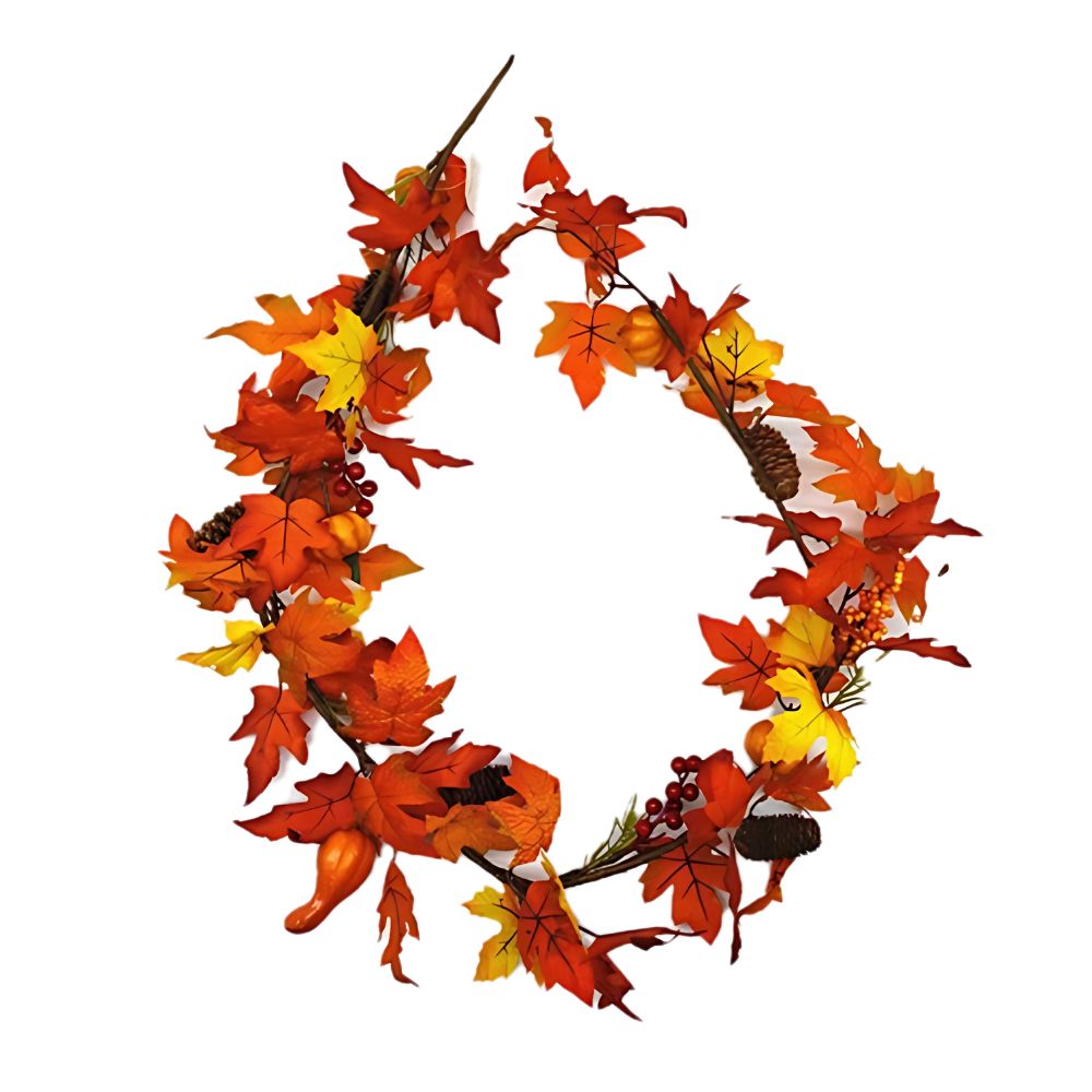 Autumn Leaves Garland | Height 152cm