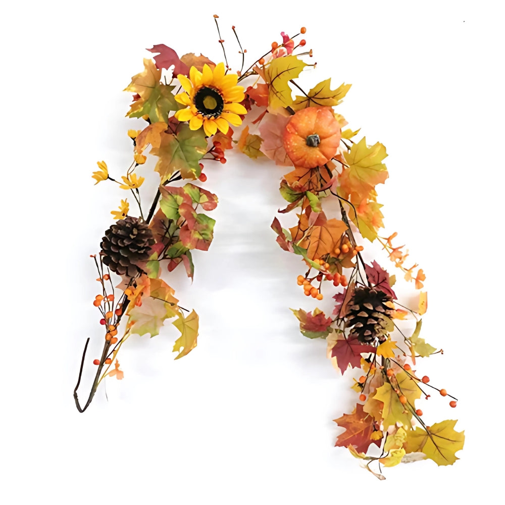 Autumn Sunflowers Garland | Height 152cm