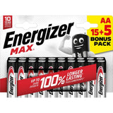 Energizer Max AA Batteries 15+5 Free