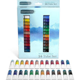 Elements High-Quality Watercolour Paint Tubes Set | 24 Colors