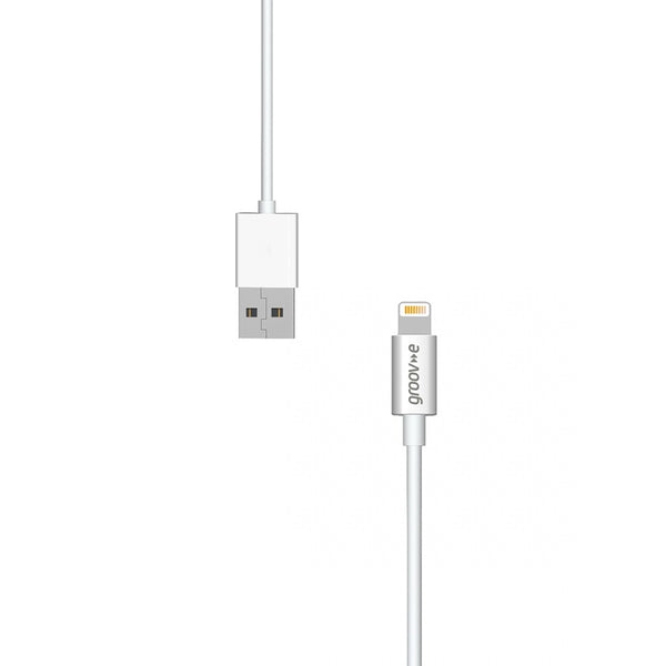 Groov-e Lightning to USB-A Cable | 1M White | 2.4A Fast Charging