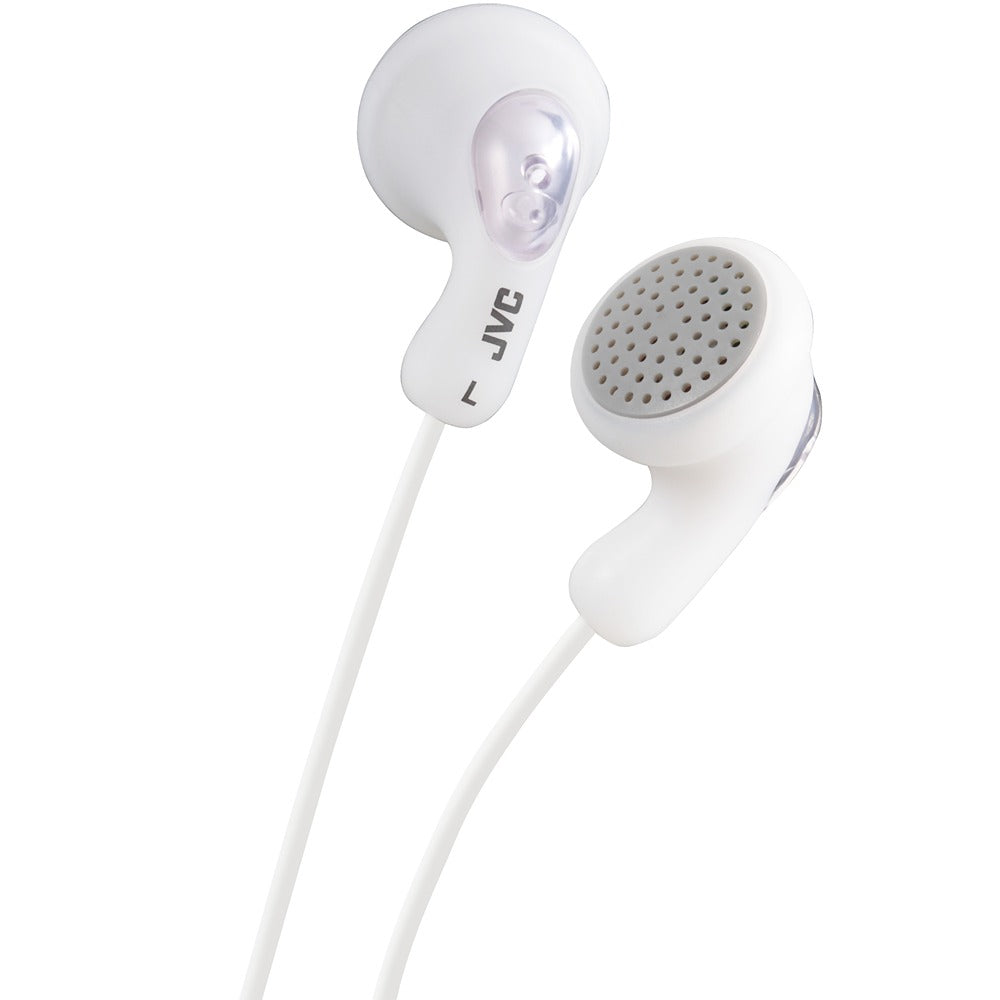 JVC Coconut White Gumy In-Ear Earphones | 3.5mm Jack